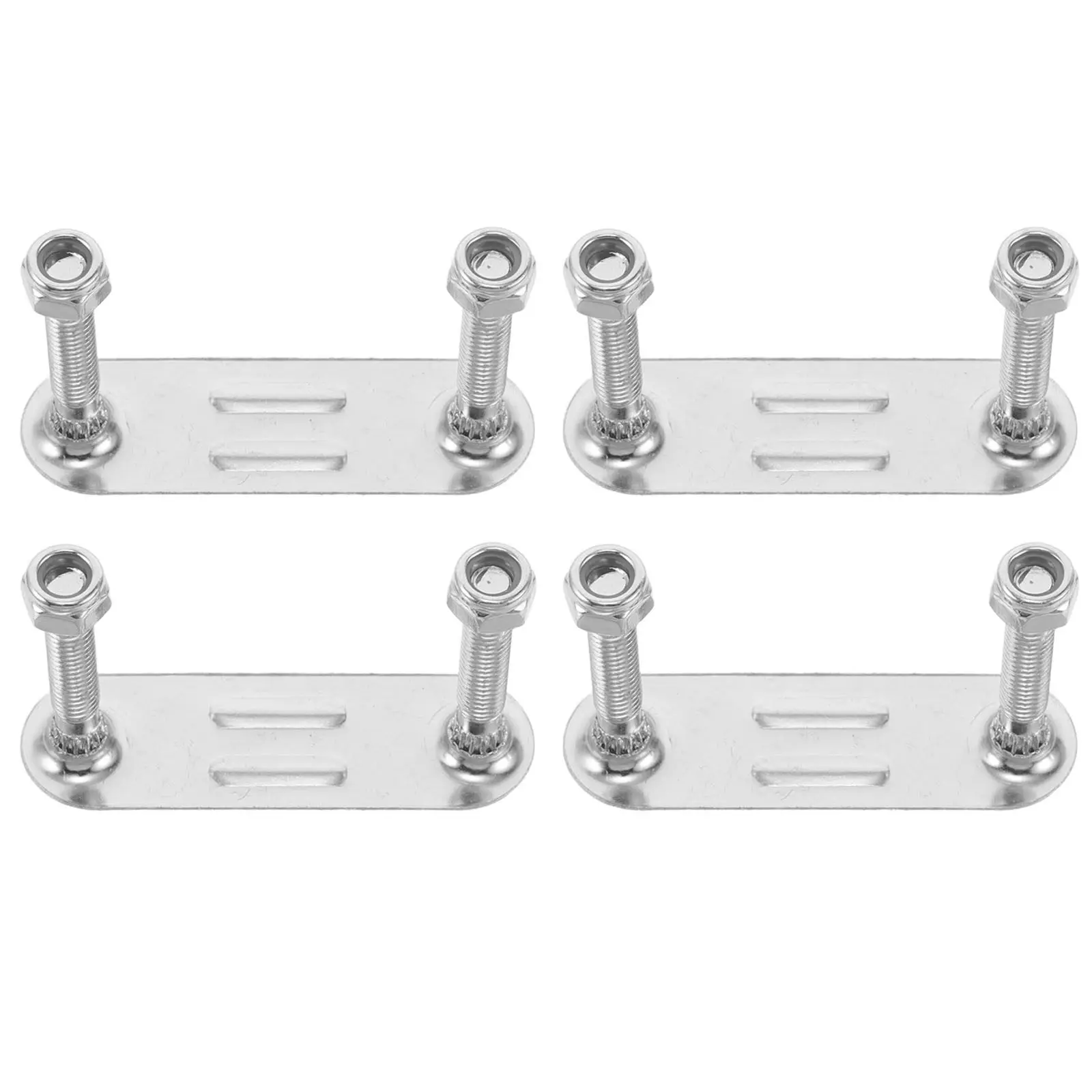 4Pcs Roller Skate Bracket Plates Heavy Duty Metal Mounting Hardware for Quad Skates Shock Absorption Stability Outdoor Indoor
4Pcs Roller Skate Bracket Plates Heavy Duty Metal Mounting Hardware for Quad Skates Shock Absorption Stability Outdoor Indoor