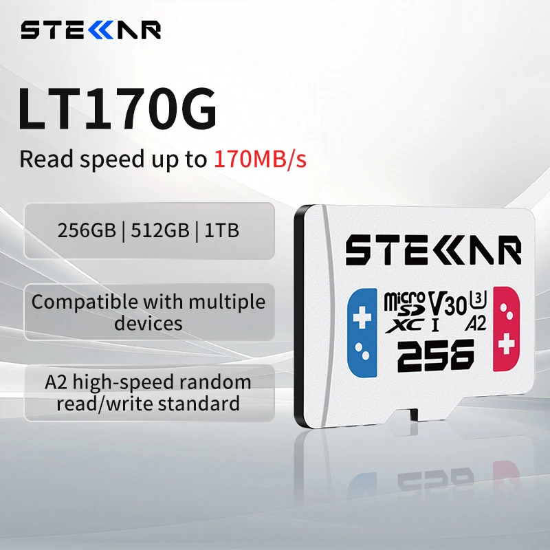 STELLAR LT170G Micro SD-карта 170 МБ/с 256 ГБ 512 ГБ 1 ТБ UHS-I SDXC A2 V30 4K TF-карта для коммутатора/Steamdeck/телефона
STELLAR LT170G Micro SD-карта 170 МБ/с 256 ГБ 512 ГБ 1 ТБ UHS-I SDXC A2 V30 4K TF-карта для коммутатора/Steamdeck/телефона