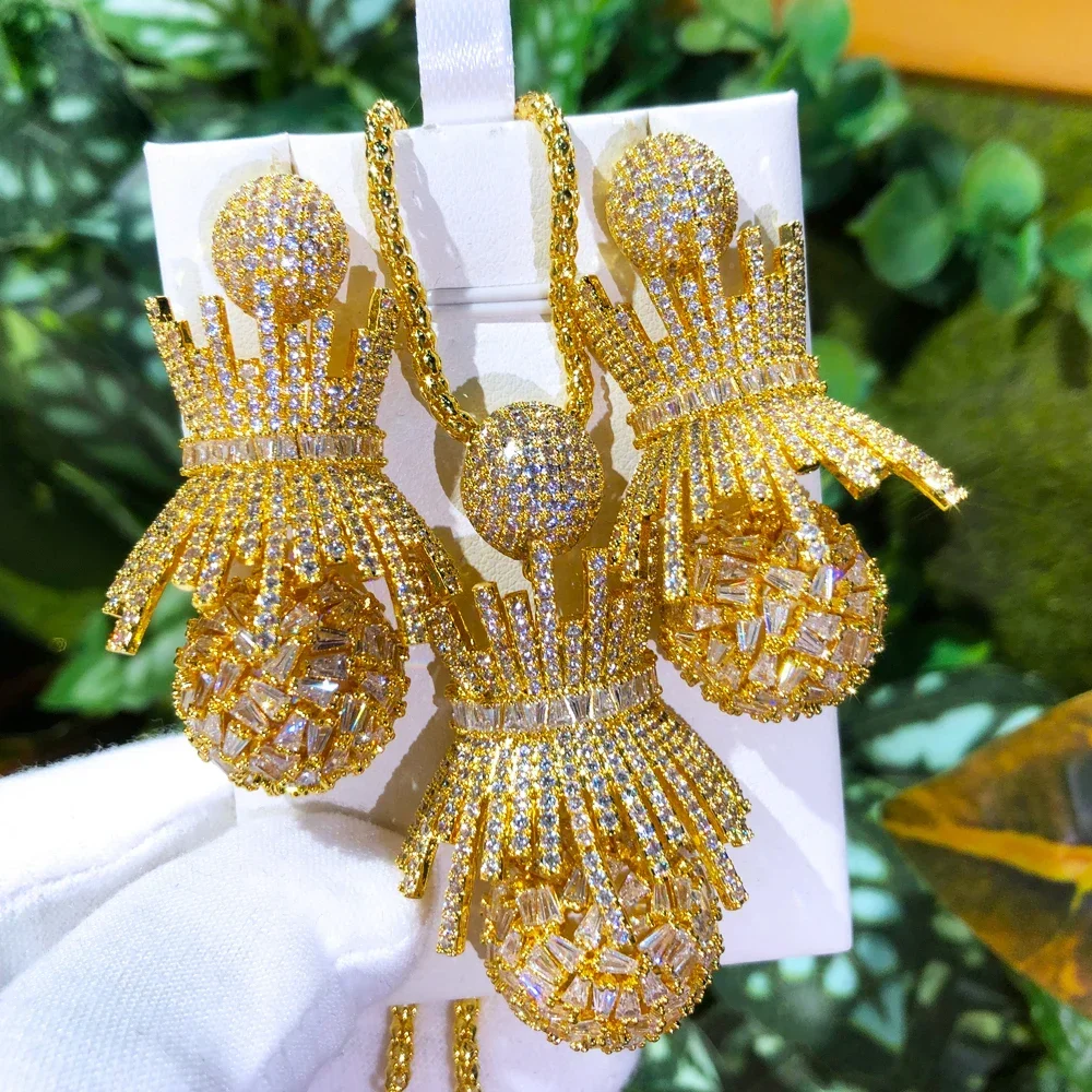 Soramoore Romantic Design Pendant Necklace Drop Earrings Jewelry Set Super Noble Shiny CZ Bridal Wedding Party Show Accessories
Soramoore Romantic Design Pendant Necklace Drop Earrings Jewelry Set Super Noble Shiny CZ Bridal Wedding Party Show Accessories