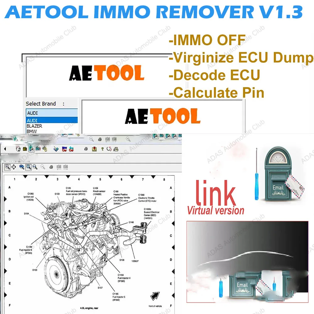 Newest AETOOL IMMO REMOVER V1.3 AETOOL Immo Eeprom Off Software Virginize ECU Dump Decode ECU Calculate PIN Virgin/IMMO Remover
Newest AETOOL IMMO REMOVER V1.3 AETOOL Immo Eeprom Off Software Virginize ECU Dump Decode ECU Calculate PIN Virgin/IMMO Remover