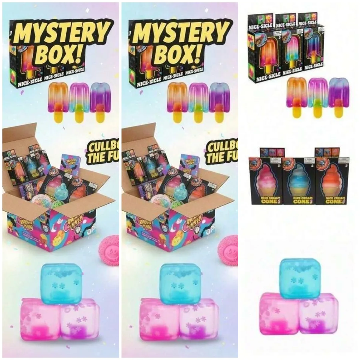 Cute Summer & Glitter Squishy Blind Box – 3 Independent Random Draws (Min. 2 Items, Up To 5 Possible) Lucky Surprise Set
Cute Summer & Glitter Squishy Blind Box – 3 Independent Random Draws (Min. 2 Items, Up To 5 Possible) Lucky Surprise Set