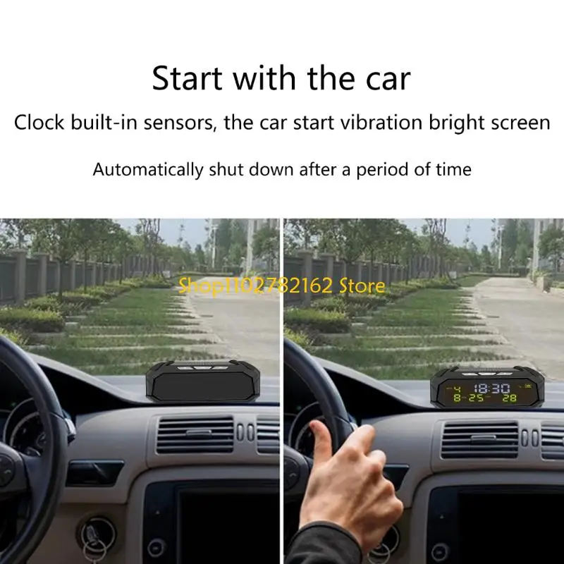 547B Car Electronic Clock Solar Powered Digital Clock with Week Calendar Time Display
547B Car Electronic Clock Solar Powered Digital Clock with Week Calendar Time Display