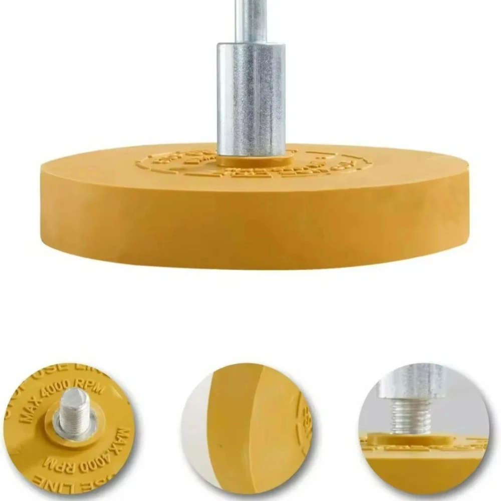 Professional Heavy Duty 90mm Decal Remover Eraser Wheel Paint Safe Rubber for Drill Car RV Boat Vinyl Adhesive Removal
Professional Heavy Duty 90mm Decal Remover Eraser Wheel Paint Safe Rubber for Drill Car RV Boat Vinyl Adhesive Removal