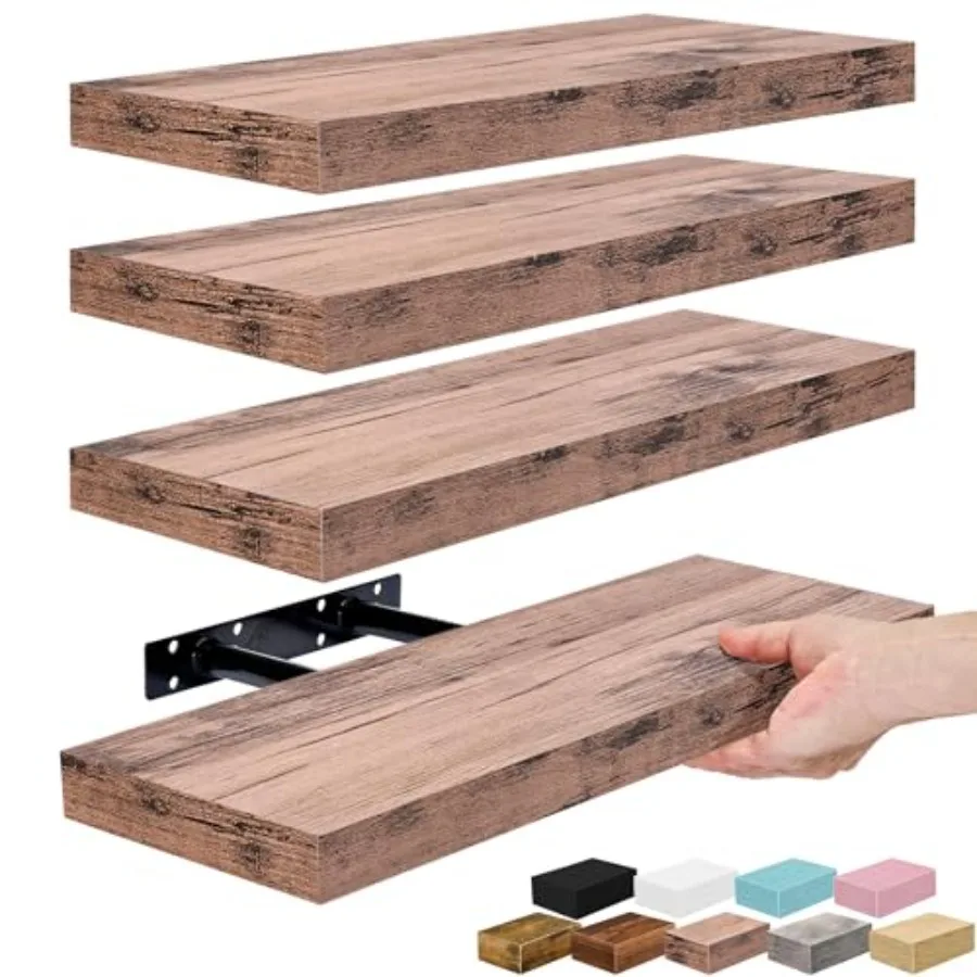 Floating Shelves for Wall 16 Inch Floating Shelf for Kitchen, Bedroom, Living Room, Bathroom, Home and Wall Decor - Mounted Bat
Floating Shelves for Wall 16 Inch Floating Shelf for Kitchen, Bedroom, Living Room, Bathroom, Home and Wall Decor - Mounted Bat
