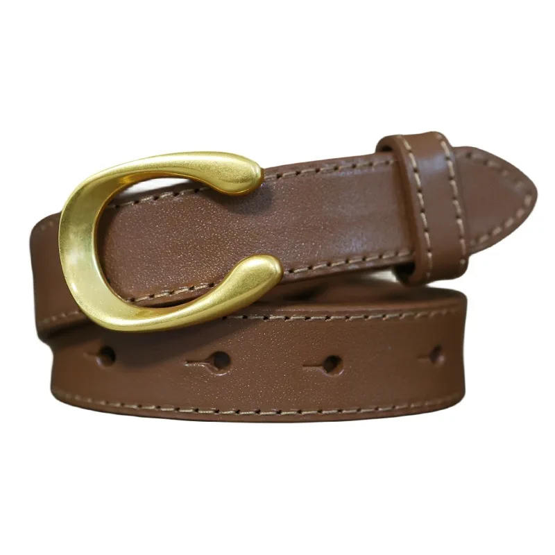 Women's belts, genuine leather, versatile embellishing suit belts, fashionable retro top layer cowhide jeans belts
Women's belts, genuine leather, versatile embellishing suit belts, fashionable retro top layer cowhide jeans belts