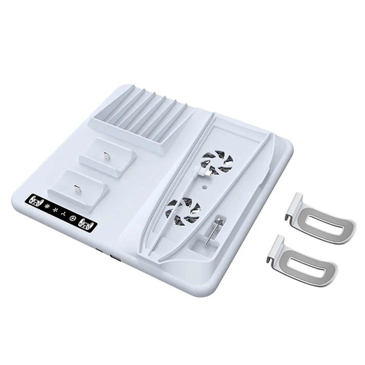 POP-lFor PS5 Slim Подставка и зарядное устройство с вентилятором охлаждения с зарядной станцией контроллера для PS5 Slim Аксессуары
POP-lFor PS5 Slim Подставка и зарядное устройство с вентилятором охлаждения с зарядной станцией контроллера для PS5 Slim Аксессуары