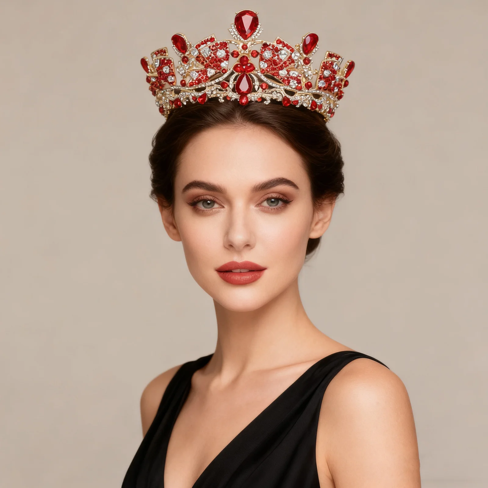 Crystal Rhinestone Bridal Tiara Red Wedding Crown For Bride Party Prom Princess Headdress Bridal Hair Jewelry
Crystal Rhinestone Bridal Tiara Red Wedding Crown For Bride Party Prom Princess Headdress Bridal Hair Jewelry