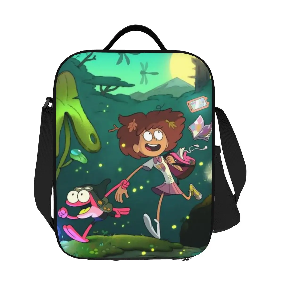 Custom Comic Anime Amphibias Portable Lunch Boxes Women Leakproof Magic World Thermal Cooler Food Insulated Lunch Bag Children 
Custom Comic Anime Amphibias Portable Lunch Boxes Women Leakproof Magic World Thermal Cooler Food Insulated Lunch Bag Children