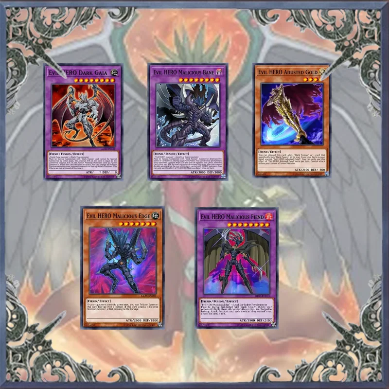 75PCS Evil HERO Yugioh Card Game Deck Diy Card Not Original Master Duel in Stock Evil HERO Inferno Wing
75PCS Evil HERO Yugioh Card Game Deck Diy Card Not Original Master Duel in Stock Evil HERO Inferno Wing