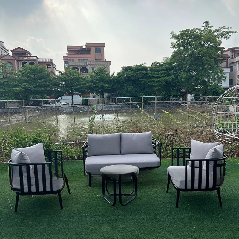 Outdoor all-aluminum sofa garden villa courtyard open-air waterproof indoor and outdoor furniture sun room designer sofa chair
Outdoor all-aluminum sofa garden villa courtyard open-air waterproof indoor and outdoor furniture sun room designer sofa chair