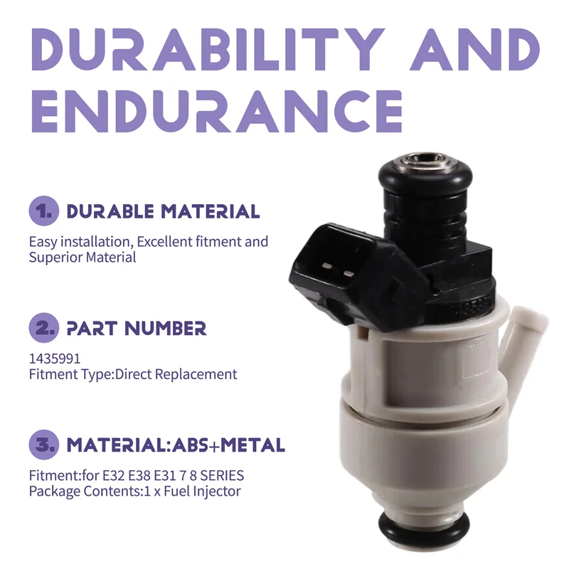 A05U-Optimal Performance Fuel Injector 1435991 For BMW E32, E38, E31, Compatible With 7 And 8 Series
A05U-Optimal Performance Fuel Injector 1435991 For BMW E32, E38, E31, Compatible With 7 And 8 Series