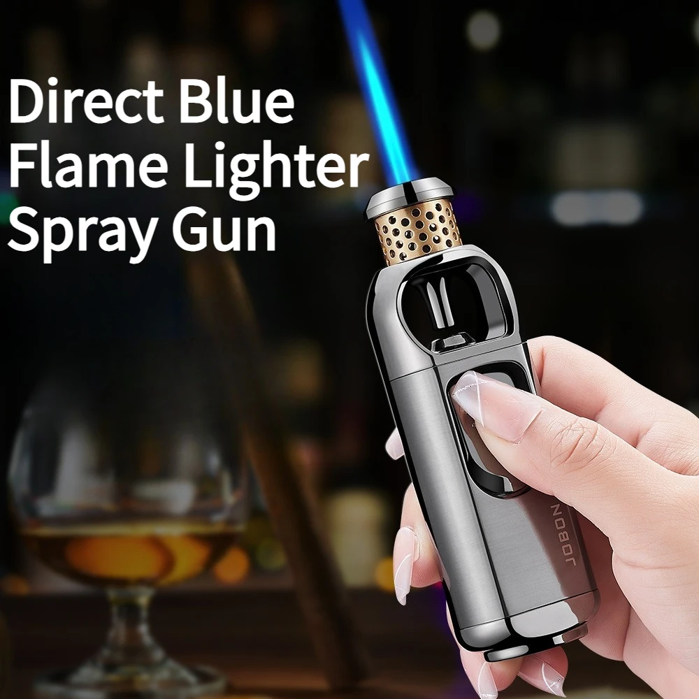 Creative Direct Charging Blue Flame Metal Spray Gun Lighter for Cigars High End Men's Gift with The Box Cigarette Accessorie
Creative Direct Charging Blue Flame Metal Spray Gun Lighter for Cigars High End Men's Gift with The Box Cigarette Accessorie