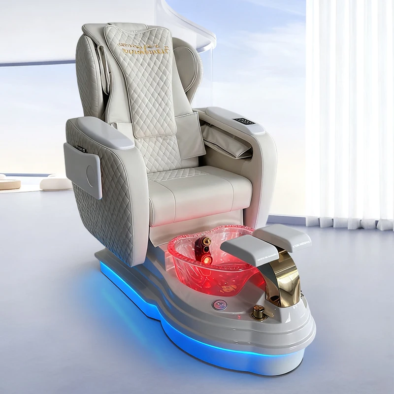 Keyunshi Electric Pedicure Chair with Foot Spa Tub & Massage Function, Luxury Salon SPA Chair with LED Light, Adjustable Footres
Keyunshi Electric Pedicure Chair with Foot Spa Tub & Massage Function, Luxury Salon SPA Chair with LED Light, Adjustable Footres