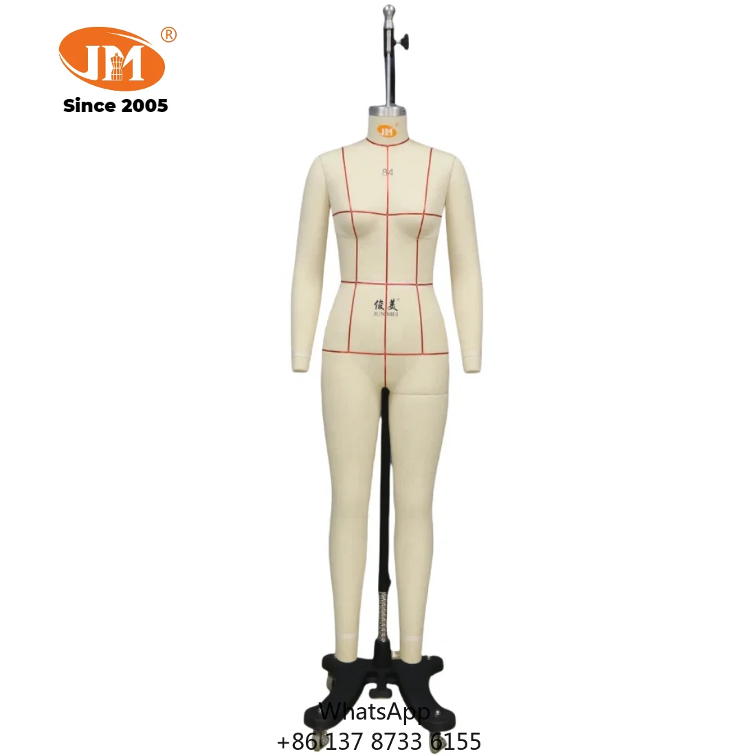 GB Standard 84 Female Full-Body Headless Standing Fiberglass Dress Form Mannequin For Tailor's Use Sewing Chinese Size
GB Standard 84 Female Full-Body Headless Standing Fiberglass Dress Form Mannequin For Tailor's Use Sewing Chinese Size
