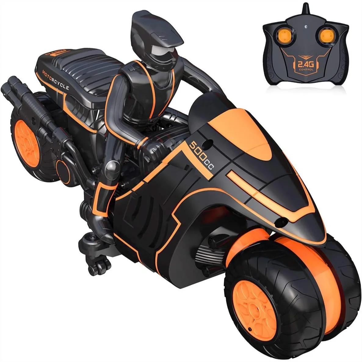 Remote Control Motorcycles 2.4GHz 360° Spinning Drift Stunt RC Motorbike for Kids
Remote Control Motorcycles 2.4GHz 360° Spinning Drift Stunt RC Motorbike for Kids