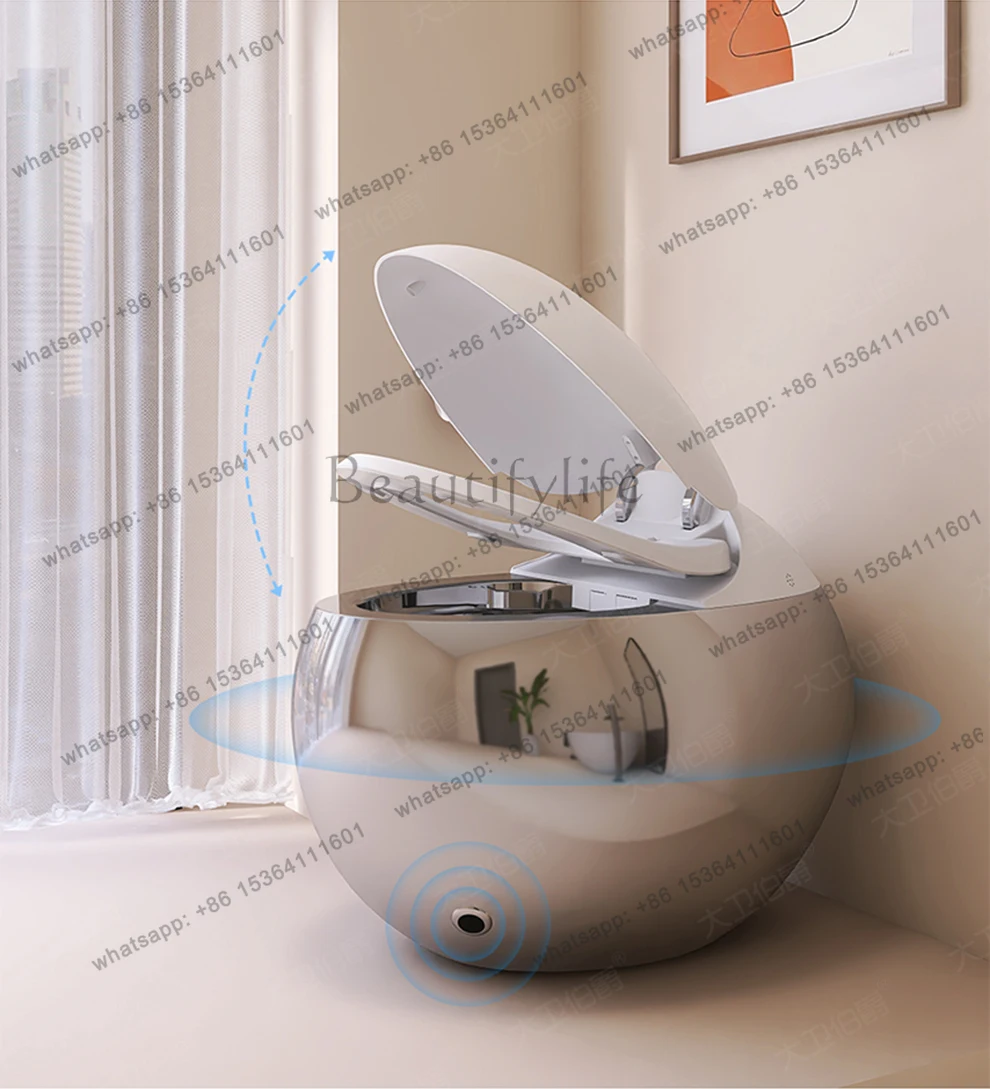 Silver smart toilet integrated voice intelligent control automatic flip high-end smart toilet
Silver smart toilet integrated voice intelligent control automatic flip high-end smart toilet