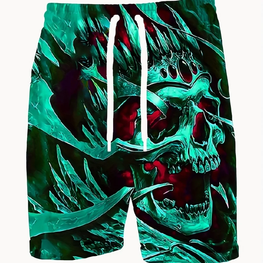 Men's Casual Shorts with Skull & Flower Pattern Loose Comfortable for Daily Beach Vacation Wear
Men's Casual Shorts with Skull & Flower Pattern Loose Comfortable for Daily Beach Vacation Wear
