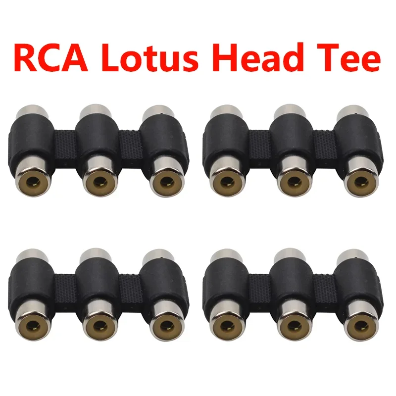 5PCS Audio Video Connector 3 RCA AV Coupler Adapter 3RCA Female to Female With Black Molded Plastic Socket Extension Converter
5PCS Audio Video Connector 3 RCA AV Coupler Adapter 3RCA Female to Female With Black Molded Plastic Socket Extension Converter
