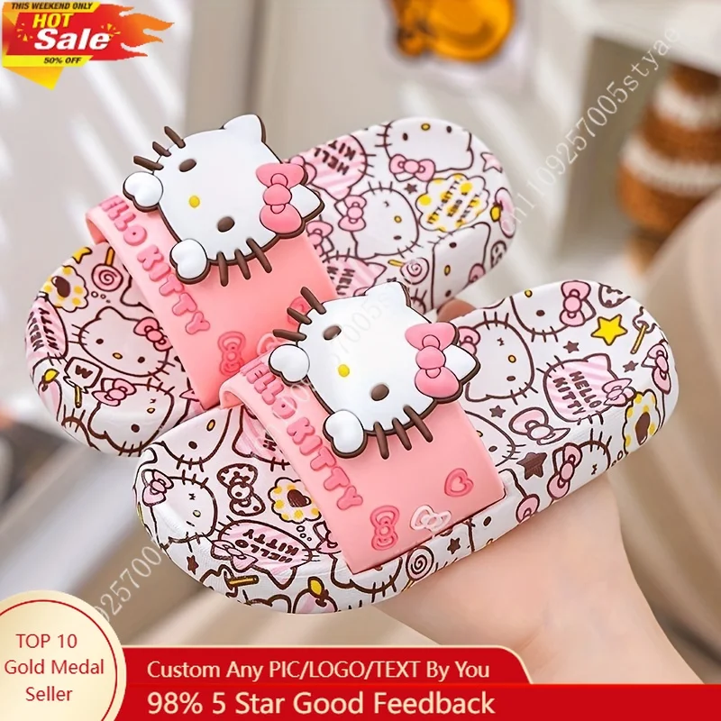 Sanrio Cinnamon Dog Kitty Kuromi Cat Cute Soft Slippers Cartoon Indoor Color Matching Cute Four Seasons Vitality for Boys Girls
Sanrio Cinnamon Dog Kitty Kuromi Cat Cute Soft Slippers Cartoon Indoor Color Matching Cute Four Seasons Vitality for Boys Girls