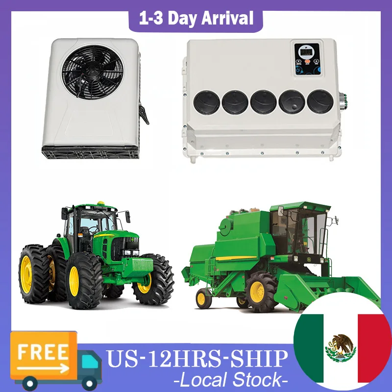 Aspligo 12V/24V Electric Truck Air Conditioning Split Parking Air Conditioner For Tractor Mower Baler Shipping From US Warehouse
Aspligo 12V/24V Electric Truck Air Conditioning Split Parking Air Conditioner For Tractor Mower Baler Shipping From US Warehouse