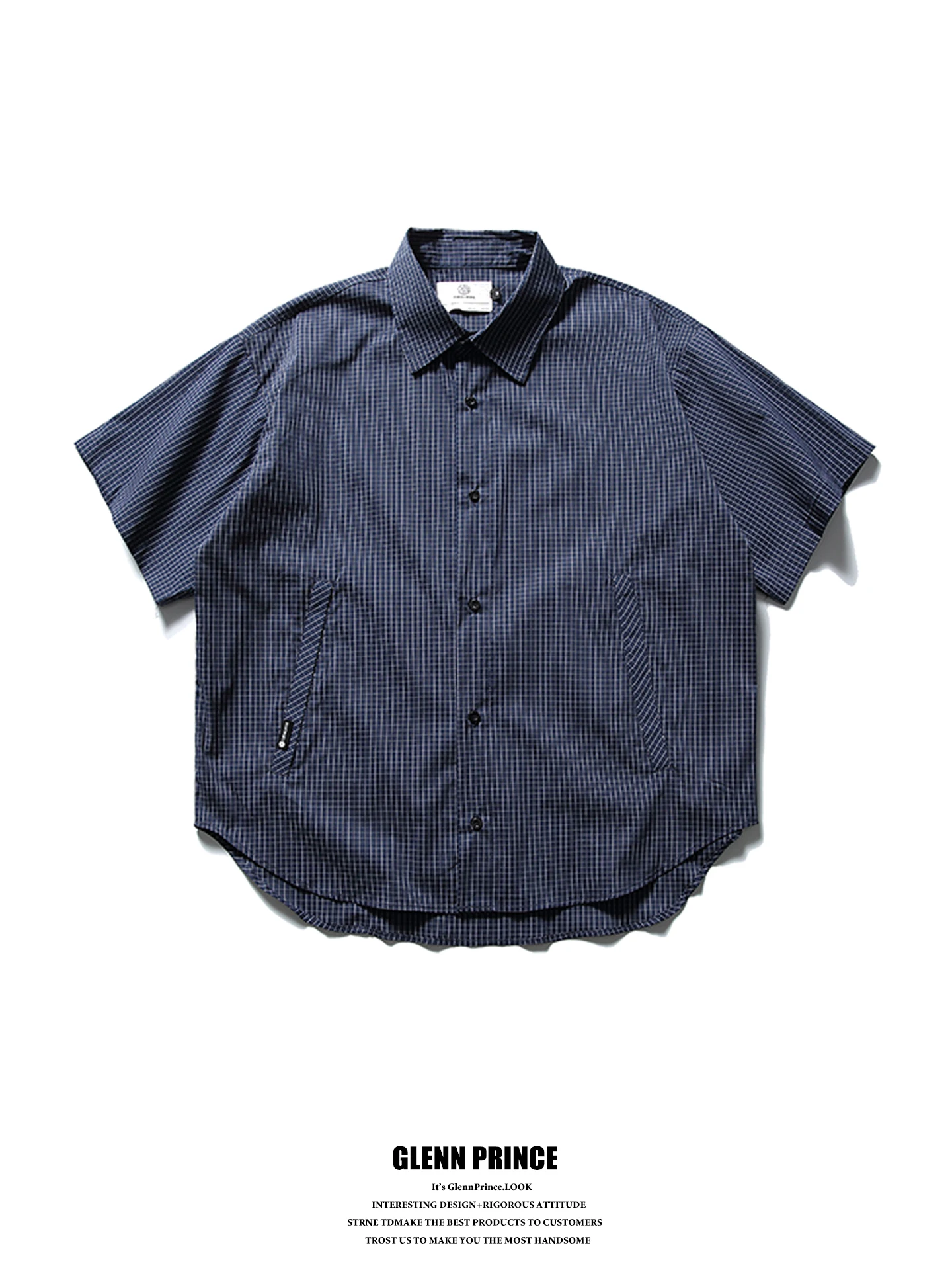 Retro Japanese Style Pocket Arc Workwear Short Sleeve Men's Shirt Oversize Youthful Feeling Checkered Pattern Breathable Cotton
Retro Japanese Style Pocket Arc Workwear Short Sleeve Men's Shirt Oversize Youthful Feeling Checkered Pattern Breathable Cotton