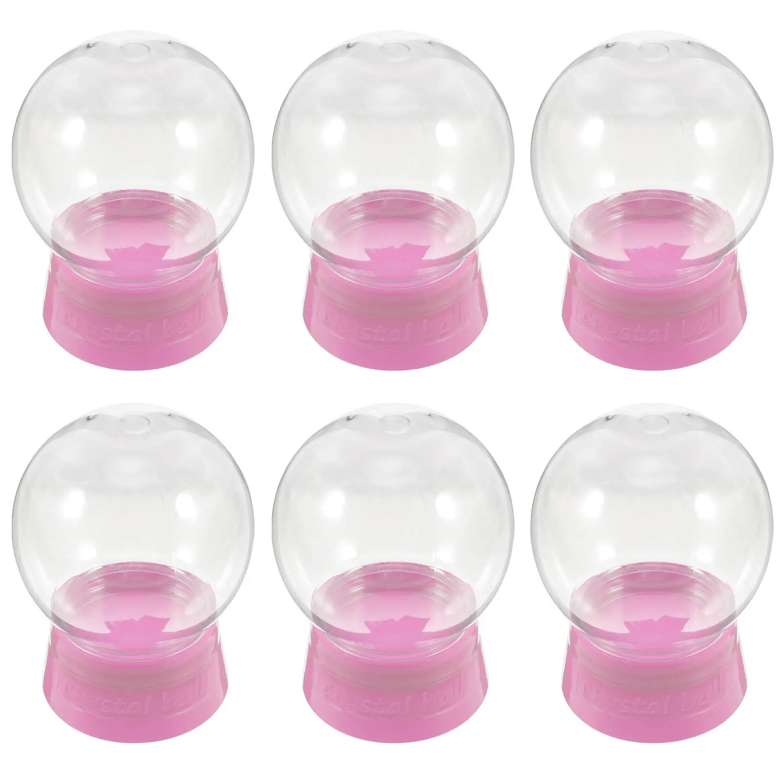 6 Pcs Crystal Ball Snow Globes Plastic Empty DIY Christmas Decor Craft Projects Homemade Gifts Kids Party Holiday
6 Pcs Crystal Ball Snow Globes Plastic Empty DIY Christmas Decor Craft Projects Homemade Gifts Kids Party Holiday