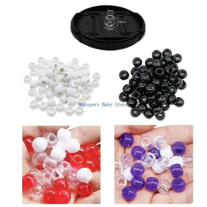 U90E Durable Hair Beads Big Hole Dreadlock Beads Plastic Transparent Braid Dreadlock Hair Braiding Accessories Kids
U90E Durable Hair Beads Big Hole Dreadlock Beads Plastic Transparent Braid Dreadlock Hair Braiding Accessories Kids