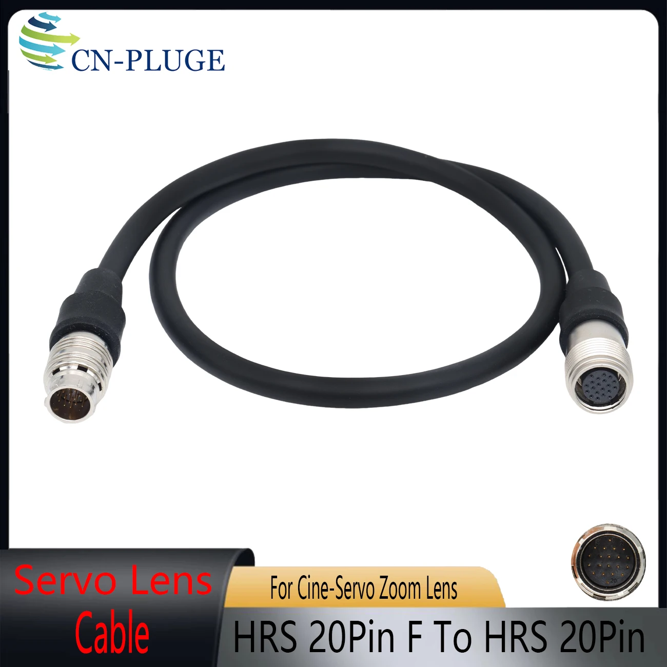 HR25A-9P-20P to HR25A-9J-20S Hirose 20-Pin Extension Cable for Canon Cine-Servo Zoom Lens
HR25A-9P-20P to HR25A-9J-20S Hirose 20-Pin Extension Cable for Canon Cine-Servo Zoom Lens