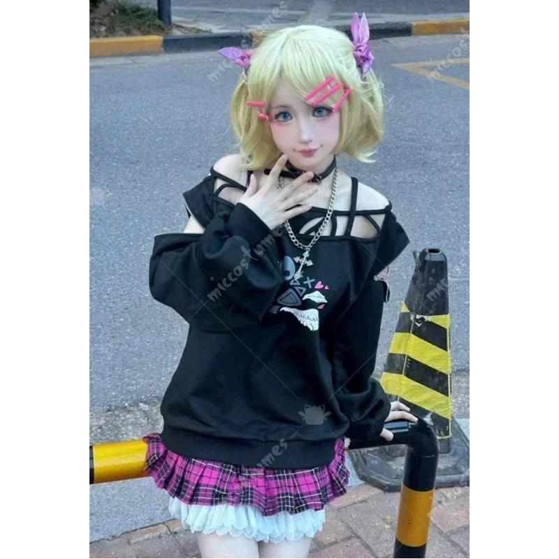 Miccostumes's-8 Women's Costume Sweatshirt Pleated Skirt with Leg Warmers Halloween Cosplay Costumes
Miccostumes's-8 Women's Costume Sweatshirt Pleated Skirt with Leg Warmers Halloween Cosplay Costumes