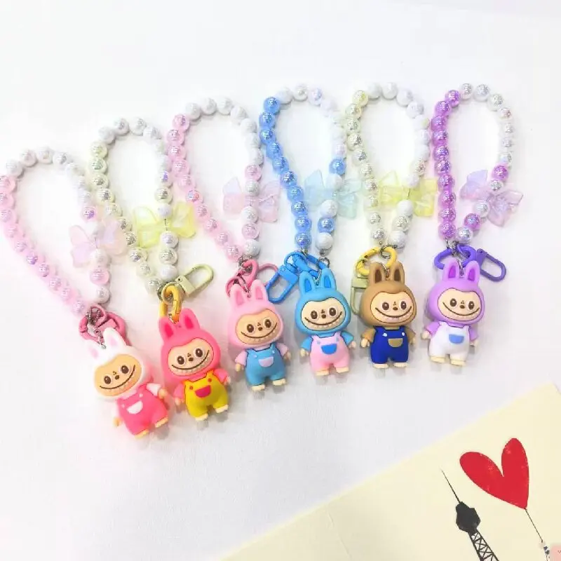 Labubu Cell Phone Chain Keychain Cartoon Three-dimensional Doll Students Schoolbag Pendant Car Key Chain Gifts for Children
Labubu Cell Phone Chain Keychain Cartoon Three-dimensional Doll Students Schoolbag Pendant Car Key Chain Gifts for Children