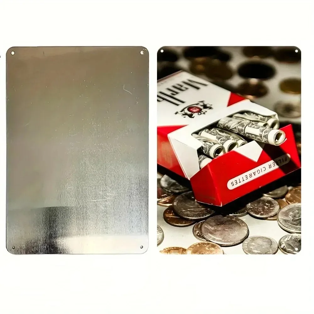 BarAestheticProDecor Retro Cigarette Wall Art – Distressed Metal Sign with Cigarette Card Distressing & Ashtray Silhouette
BarAestheticProDecor Retro Cigarette Wall Art – Distressed Metal Sign with Cigarette Card Distressing & Ashtray Silhouette