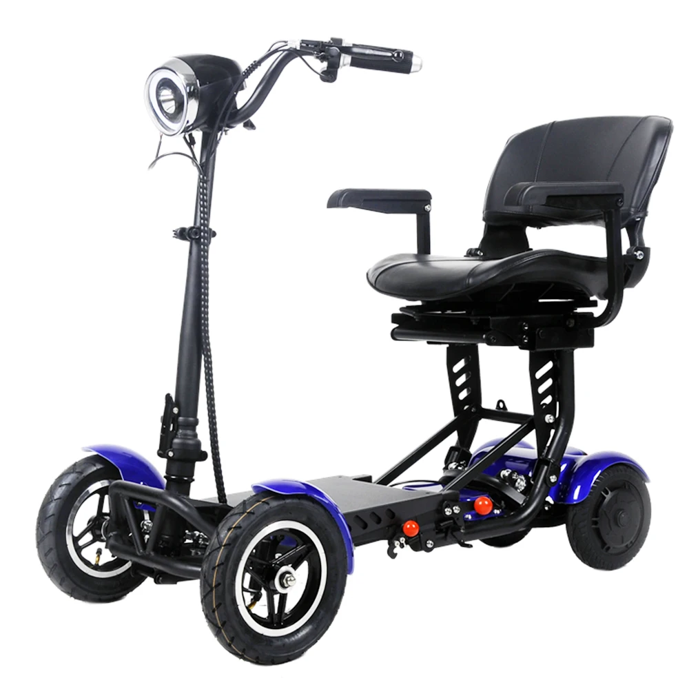 High Quality Portable Lightweight Foldable 4 Wheel Lithium Electronic Waterproof Handicapped Electric Mobility Scooter 500W
High Quality Portable Lightweight Foldable 4 Wheel Lithium Electronic Waterproof Handicapped Electric Mobility Scooter 500W