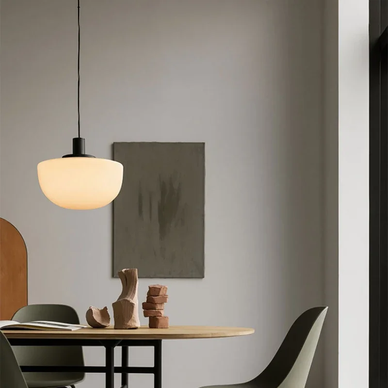SANDYHA Modern Minimalist Pendant Light Milky White Glass Lampshade Hanging Chandelier Living Room Bedroom Bedside Lamp Home
SANDYHA Modern Minimalist Pendant Light Milky White Glass Lampshade Hanging Chandelier Living Room Bedroom Bedside Lamp Home