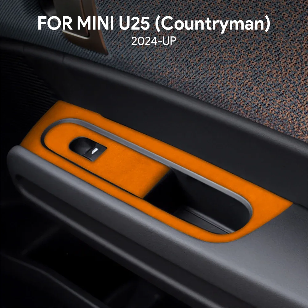 Итальянская замшевая наклейка премиум-класса для MINI Countryman 2024 2025 U25, панель переключателя подъема окна двери автомобиля, рамка, аксессуары с левым рулем и правым рулем
Итальянская замшевая наклейка премиум-класса для MINI Countryman 2024 2025 U25, панель переключателя подъема окна двери автомобиля, рамка, аксессуары с левым рулем и правым рулем