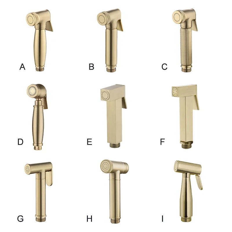Toilet Brass Hand Held Bidet Spray Shower Head Douche Shattaf Copper Brushed Gold Bathroom Portable Bidet Sprayer Jet Shower
Toilet Brass Hand Held Bidet Spray Shower Head Douche Shattaf Copper Brushed Gold Bathroom Portable Bidet Sprayer Jet Shower