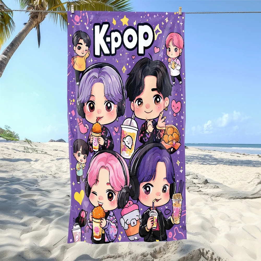 Пляжное полотенце K-pop Idol, 1 шт., очень большое, быстросохнущее, из микрофибры, без песка, впитывающее, для бассейна, путешествий, йоги, с 2D плоским принтом, моющееся
Пляжное полотенце K-pop Idol, 1 шт., очень большое, быстросохнущее, из микрофибры, без песка, впитывающее, для бассейна, путешествий, йоги, с 2D плоским принтом, моющееся