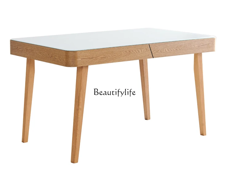 Nordic Creative Casual Solid Wood Dining Table Modern Minimalist Rectangular Wooden Table
Nordic Creative Casual Solid Wood Dining Table Modern Minimalist Rectangular Wooden Table
