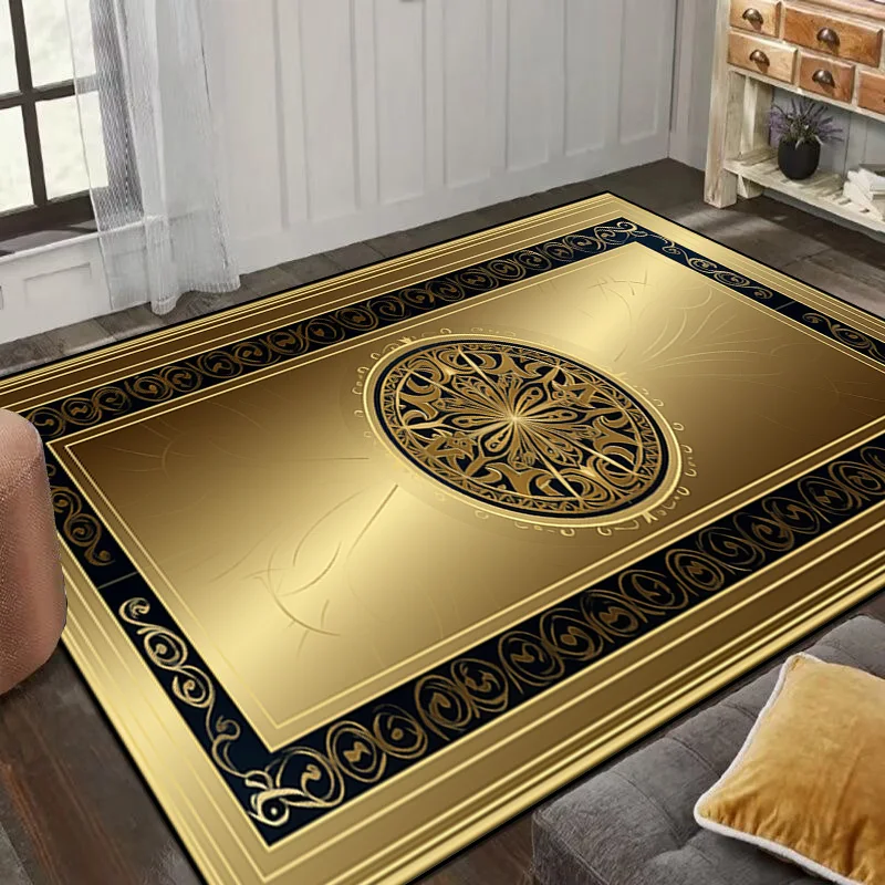 Big Size Luxury Golden Carpet Living Room Decoration Sofa Area Lounge Non-slip Floor Mat Home Bedroom Cloakroom Rugs Washable
Big Size Luxury Golden Carpet Living Room Decoration Sofa Area Lounge Non-slip Floor Mat Home Bedroom Cloakroom Rugs Washable
