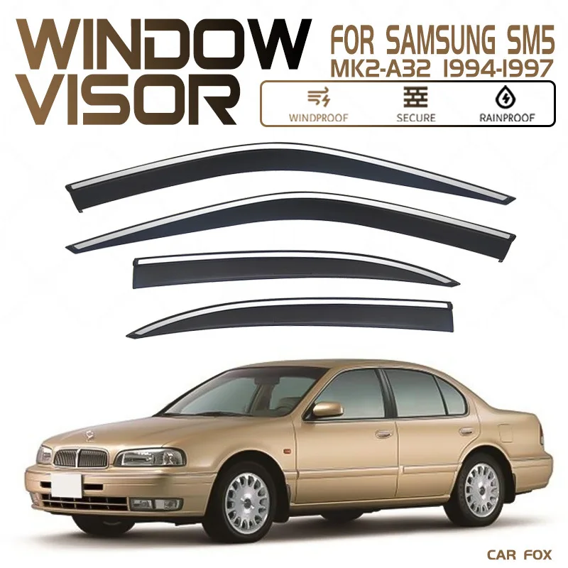 Для RENAULT Samsung SM5 1994-1997: Дефлекторы окон, козырьки от солнца и дождя, защита от ветра, автомобильные аксессуары
Для RENAULT Samsung SM5 1994-1997: Дефлекторы окон, козырьки от солнца и дождя, защита от ветра, автомобильные аксессуары