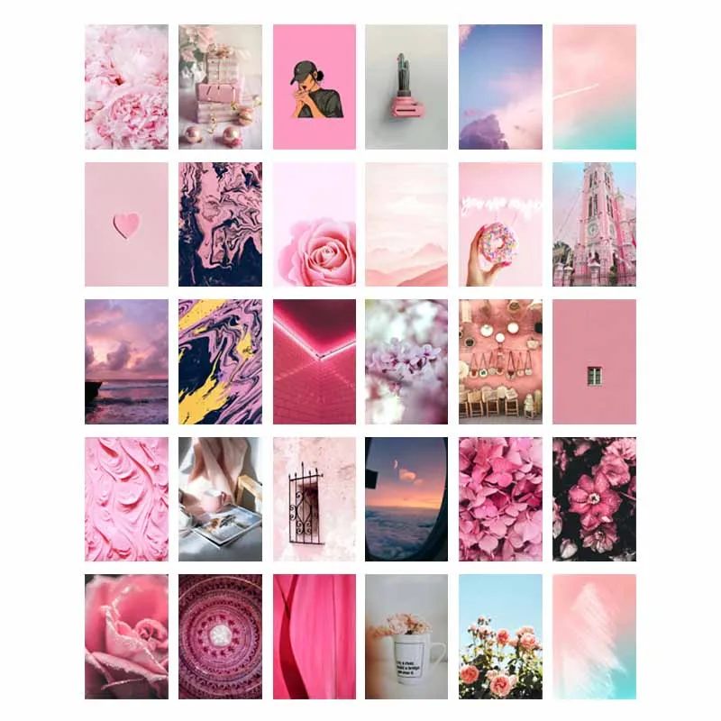 10/30Pcs DIY Pink Aesthetic Wall Collage Kit Flower Sea Poster Mural Room Decorative Picture Modern Bar Study Home Decoration
10/30Pcs DIY Pink Aesthetic Wall Collage Kit Flower Sea Poster Mural Room Decorative Picture Modern Bar Study Home Decoration