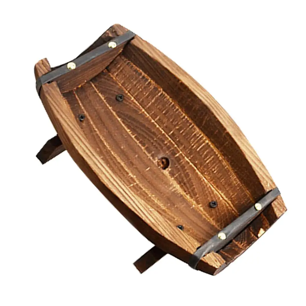 Anticorrosive Wood Flower Pot Planters Outdoor Decor Rustic Garden Tray Succulent Planter Container Wooden Barrel
Anticorrosive Wood Flower Pot Planters Outdoor Decor Rustic Garden Tray Succulent Planter Container Wooden Barrel