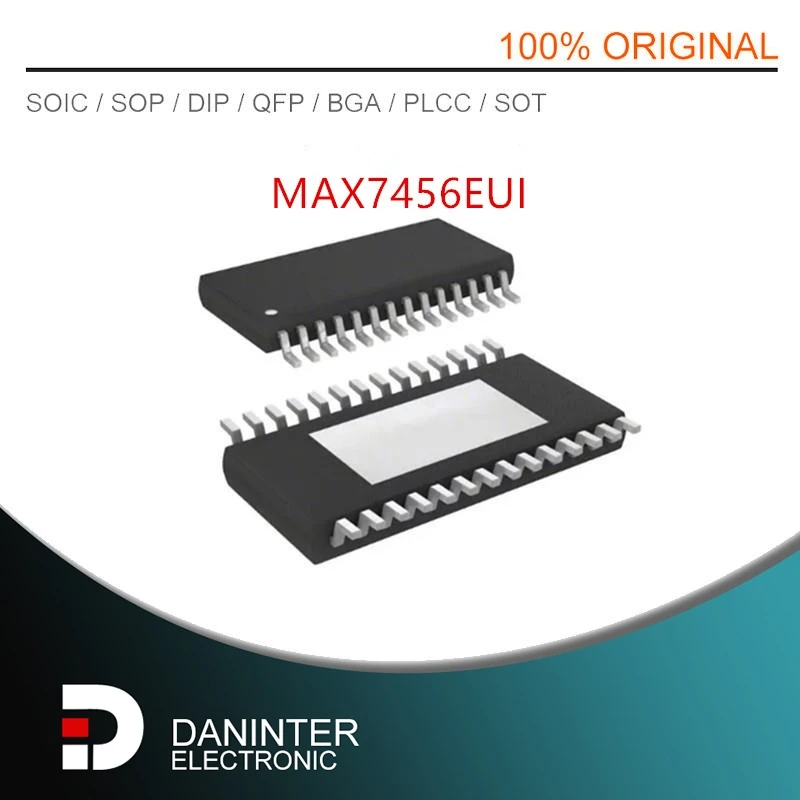 НОВЫЕ 5-10 шт. MAX7456 MAX7456EUI HTSSOP28
НОВЫЕ 5-10 шт. MAX7456 MAX7456EUI HTSSOP28