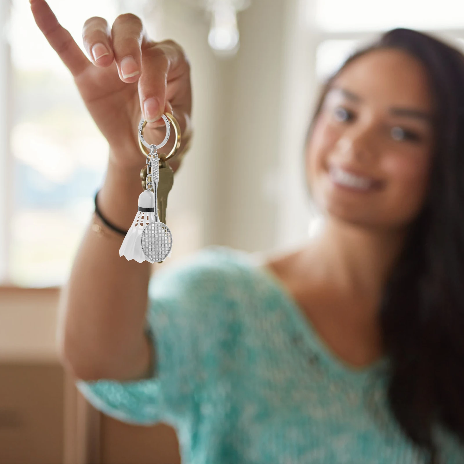 1 шт., брелок для бадминтона, креативный спортивный мяч, подвеска, прочный металлический брелок для ключей, сумки, рюкзаки, мини-ракетка, орнамент, портативный
1 шт., брелок для бадминтона, креативный спортивный мяч, подвеска, прочный металлический брелок для ключей, сумки, рюкзаки, мини-ракетка, орнамент, портативный