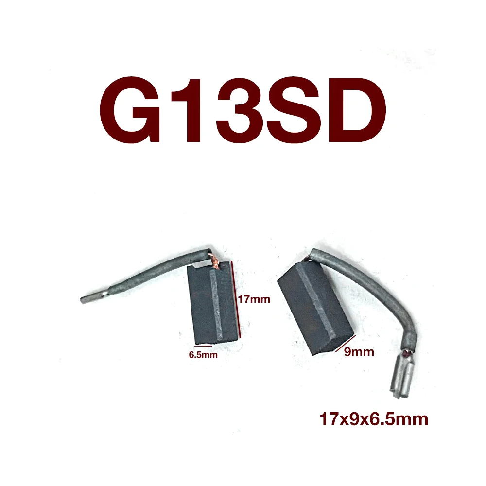 G13SD 125mm Carbon Brush 999088 for Hitachi Angle Grinder Power Tools Carbon Brush 17x9x6.5mm
G13SD 125mm Carbon Brush 999088 for Hitachi Angle Grinder Power Tools Carbon Brush 17x9x6.5mm