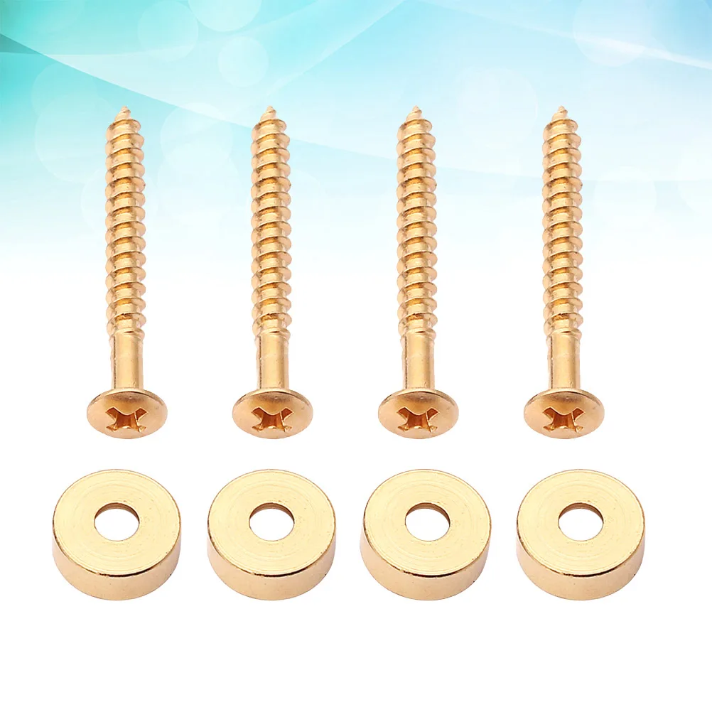 4 Pcs Pressure Handle Buckle Guitar Neck Joint Bushing Bolt Ferrule Screw Metal Connector
4 Pcs Pressure Handle Buckle Guitar Neck Joint Bushing Bolt Ferrule Screw Metal Connector