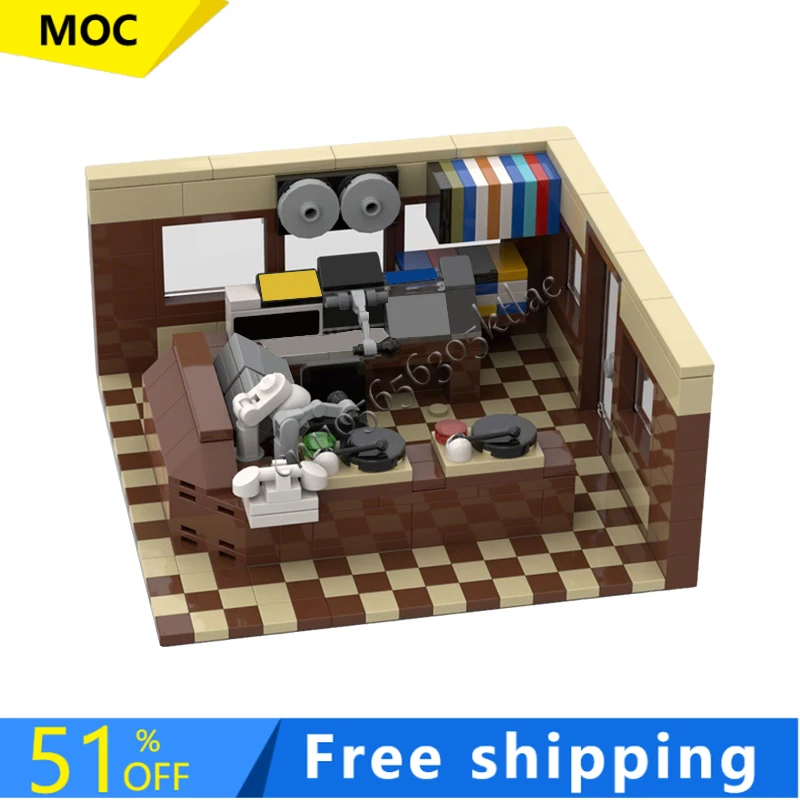 Набор для сборки модели радиостанции Rock Radio Station из серии MOC Famous Movie Scene, 408 деталей, конструктор для детей, подарок на Рождество
Набор для сборки модели радиостанции Rock Radio Station из серии MOC Famous Movie Scene, 408 деталей, конструктор для детей, подарок на Рождество