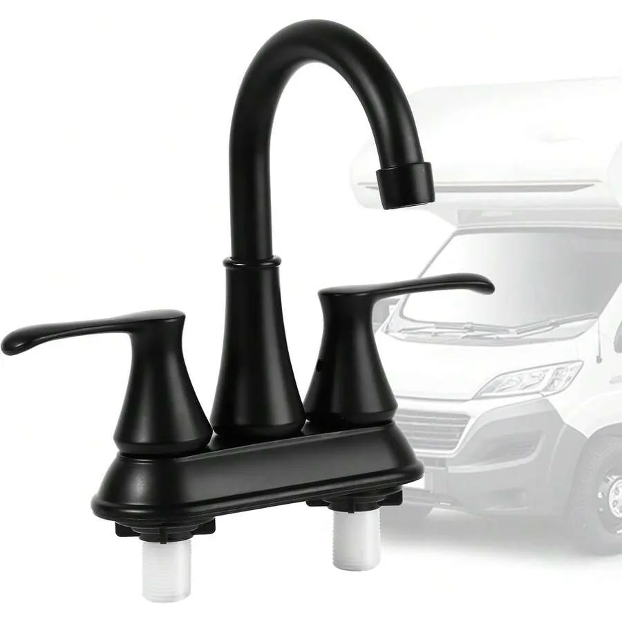 JAKARDA 4 Inch RV Bathroom Faucet, RV Bathroom Sink Faucet Replacement For Campers, RV, Motorhome, Travel Trailer, Boat Black
JAKARDA 4 Inch RV Bathroom Faucet, RV Bathroom Sink Faucet Replacement For Campers, RV, Motorhome, Travel Trailer, Boat Black