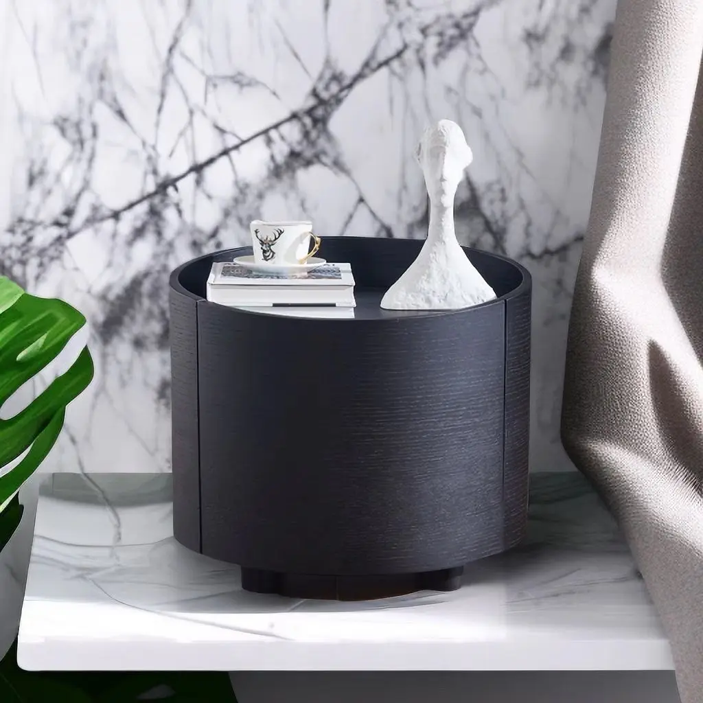 Italian Very Simple Smoke Color Solid Wood Round Nightstand Northern Europe Modern Ins Bedroom Storage Creative Bedside Cabinet
Italian Very Simple Smoke Color Solid Wood Round Nightstand Northern Europe Modern Ins Bedroom Storage Creative Bedside Cabinet