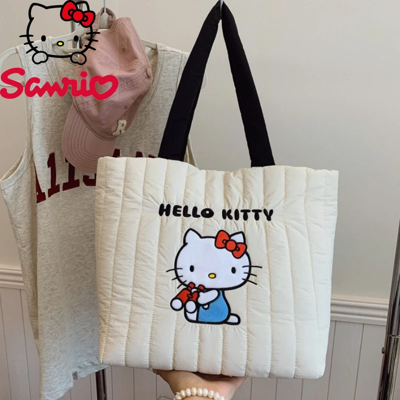 Sanrio Hello Kitty New Women's Handbag Luxury Brand Original Women's Shoulder Bag Cartoon Cute Large Capacity Casual Tote Bag 
Sanrio Hello Kitty New Women's Handbag Luxury Brand Original Women's Shoulder Bag Cartoon Cute Large Capacity Casual Tote Bag