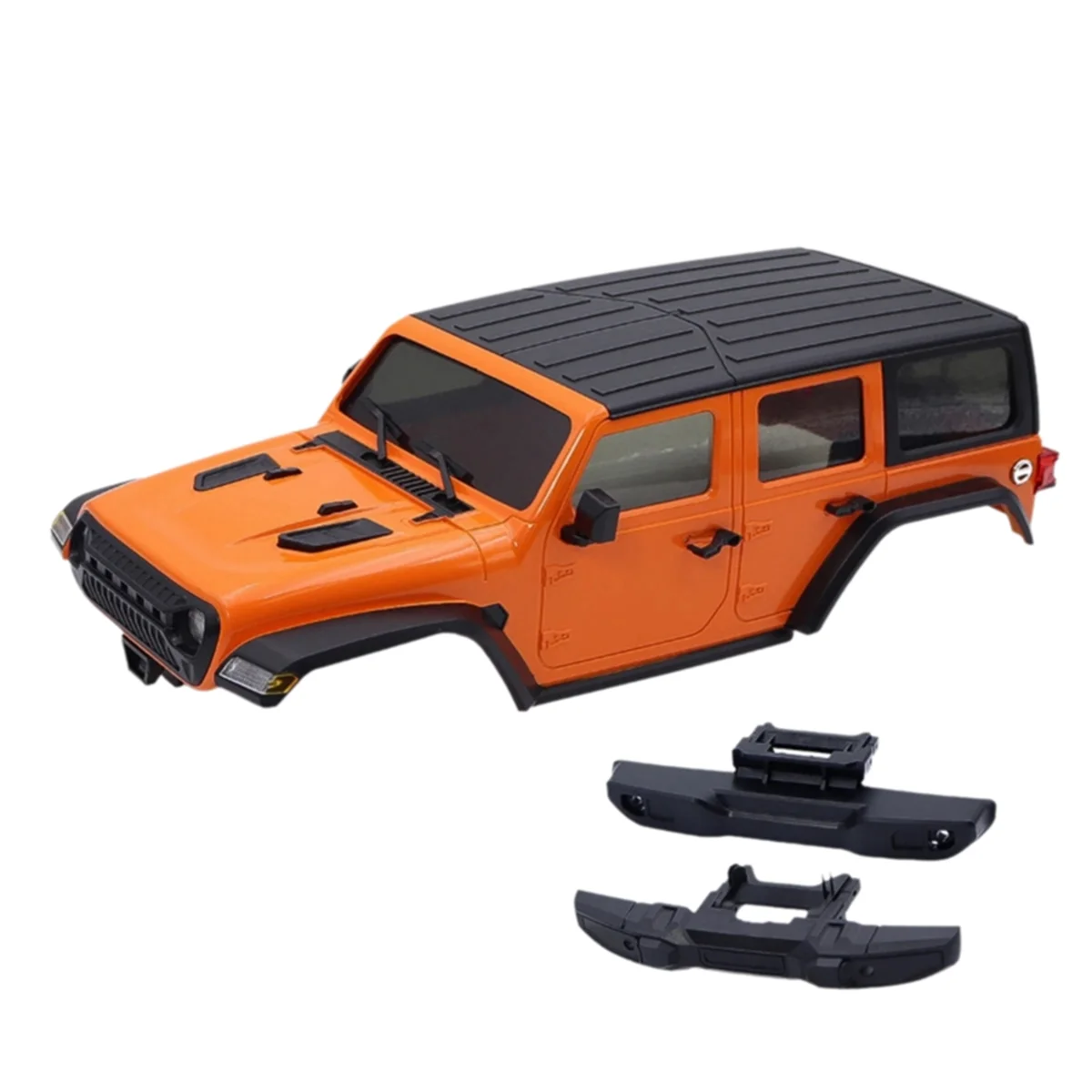 WOTT 155mm Wheelbase RC Car Body Shell Chassis Kit with Front Rear Bumpers for 1/18 RC Crawler TRX4M Orange
WOTT 155mm Wheelbase RC Car Body Shell Chassis Kit with Front Rear Bumpers for 1/18 RC Crawler TRX4M Orange